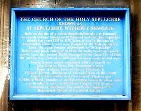 John Rogers, EC1 - St Sepulchre Without Newgate