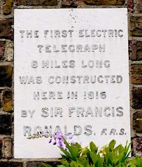 Sir Francis Ronalds - W6