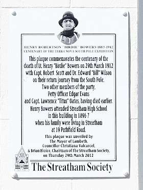 Captain Robert Falcon Scott - SW16