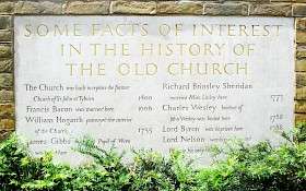 Richard Brinsley Sheridan, W1 - Marylebone High Street