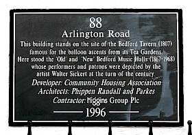 Walter Sickert, NW1 - Arlington Road