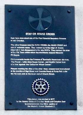 Stay or Stake Cross