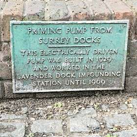 Surrey Docks Priming Pump