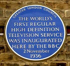 World's First Regular Television Service