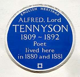 Alfred, Lord Tennyson - SW1
