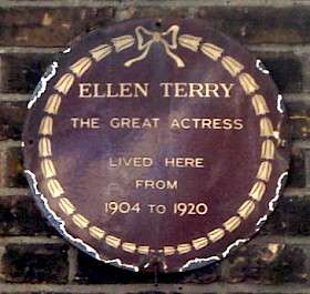 Dame Ellen Terry - SW3