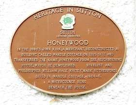 William Hale White, Carshalton - Honeywood Walk