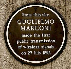 First Public Transmission of Wireless Signals