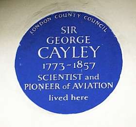 Sir George Cayley, W1 - Hertford Street