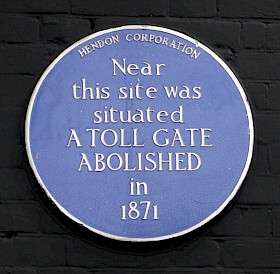 Child's Hill Tollgate
