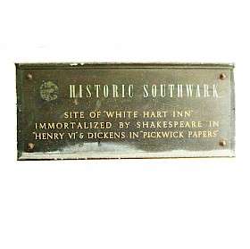 Charles Dickens, SE1 - White Hart Yard