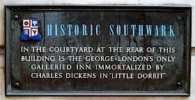 Charles Dickens, SE1 - The George Inn