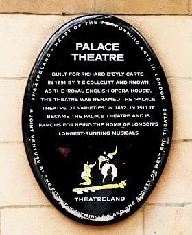 Palace Theatre - Shaftesbury Avenue