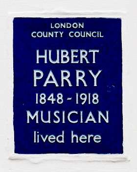 Sir Hubert Parry